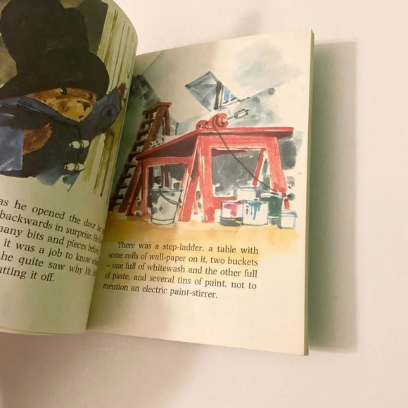Vintage 1976 Paddingtons New Room Michael Bond Collins Colour Cubs Book - Picture 6 of 10
